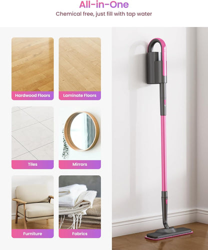 Schenley Steam Mop Cleaner with Detachable Handheld Steamer for Cleaning Hardwood, Laminate Floor