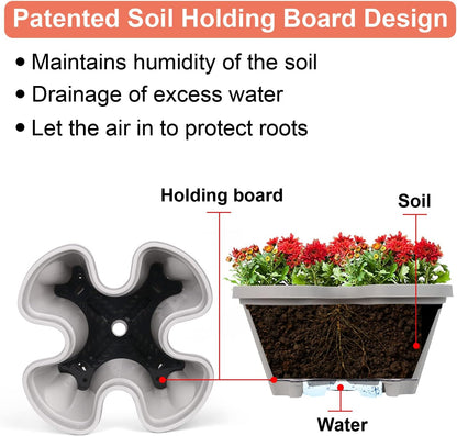Vertical Planter 4 Tier Stackable Planters Garden Planters Strawberry Herb Flower and Vegetable