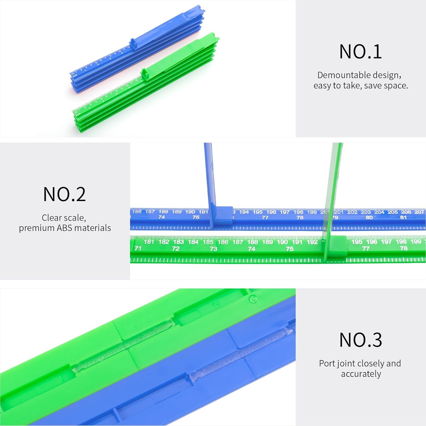 Height Measurement for Wall, Children Height Chart Ruler, Portable 3D Removable Growth Chart, Wall
