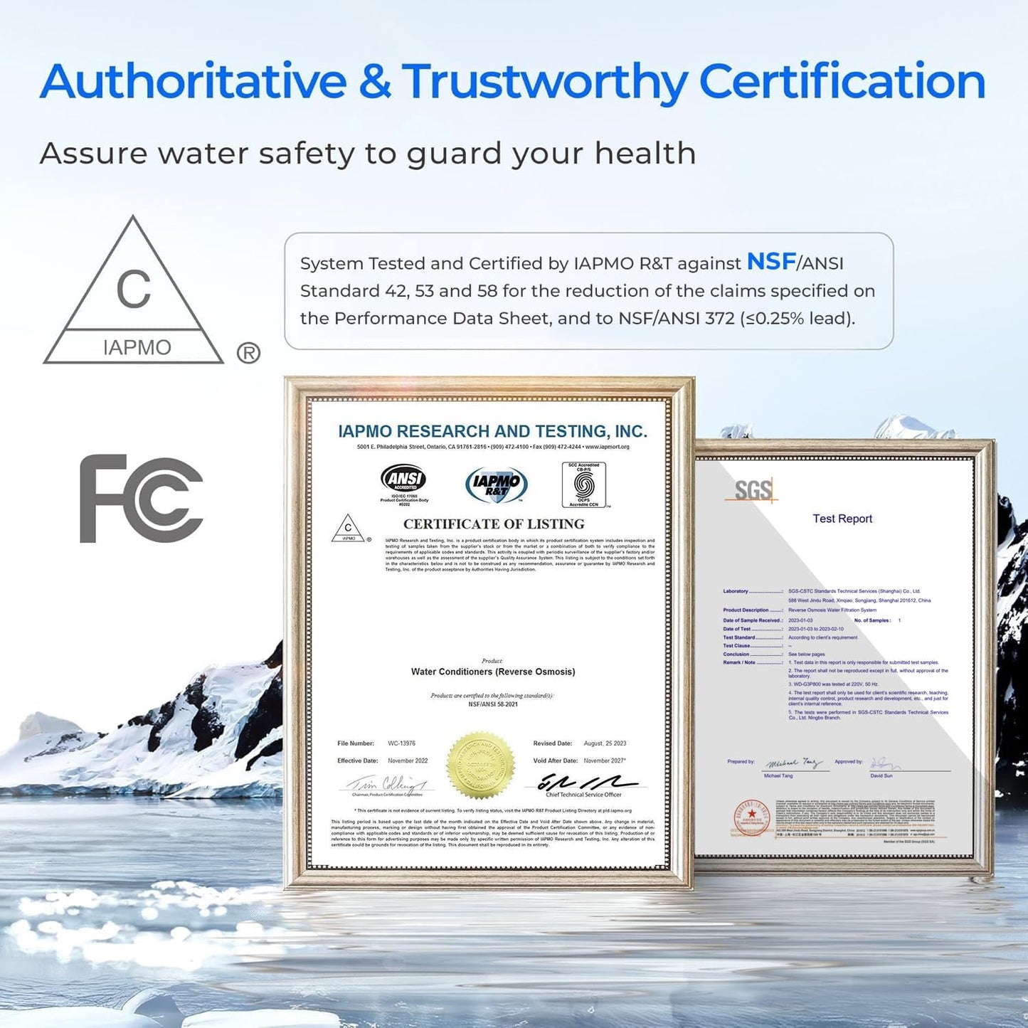 Waterdrop G3P600 Reverse Osmosis System, 8 Stage Tankless Reverse Osmosis Water Filter, NSF/ANSI 42