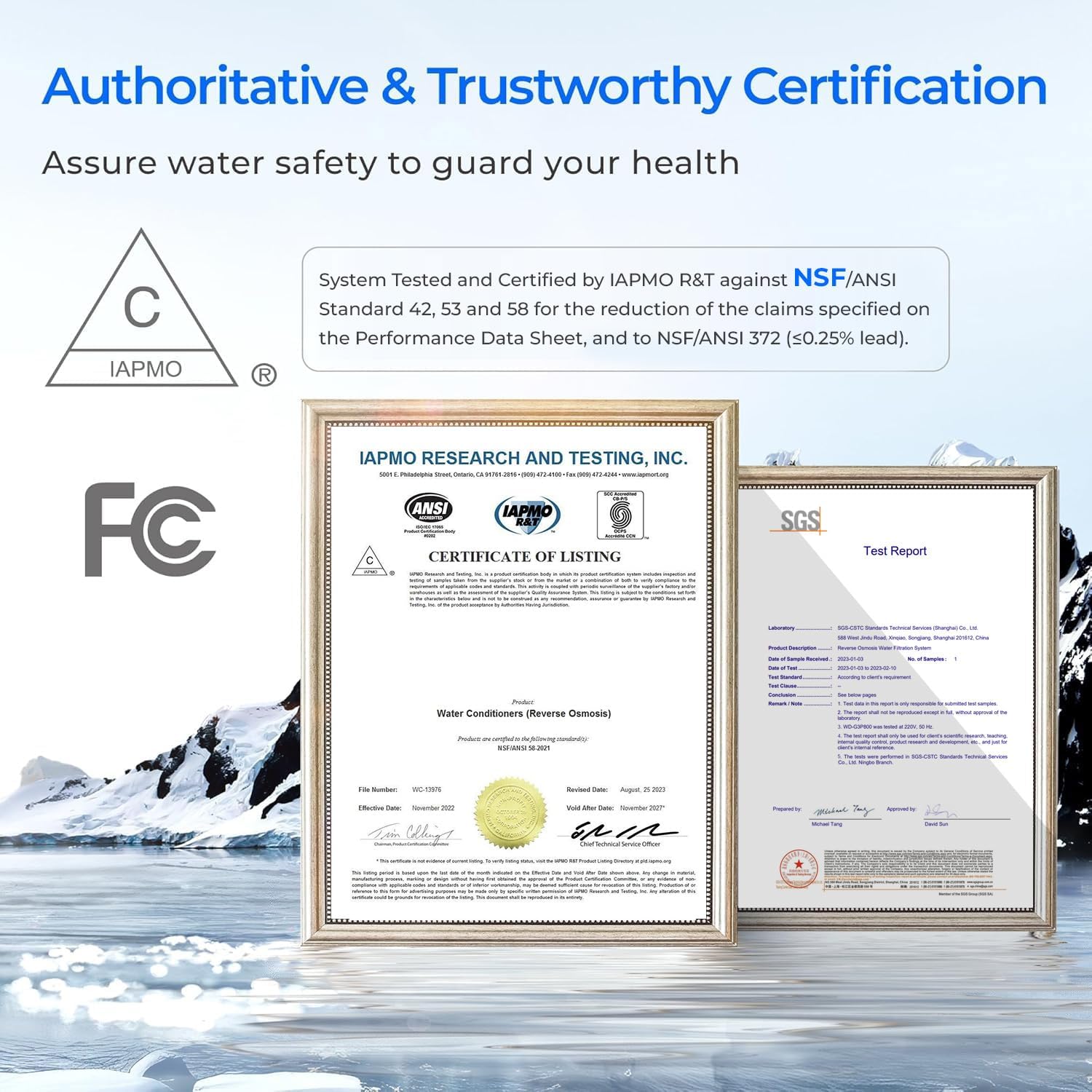 Waterdrop G3P600 Reverse Osmosis System, 8 Stage Tankless Reverse Osmosis Water Filter, NSF/ANSI 42