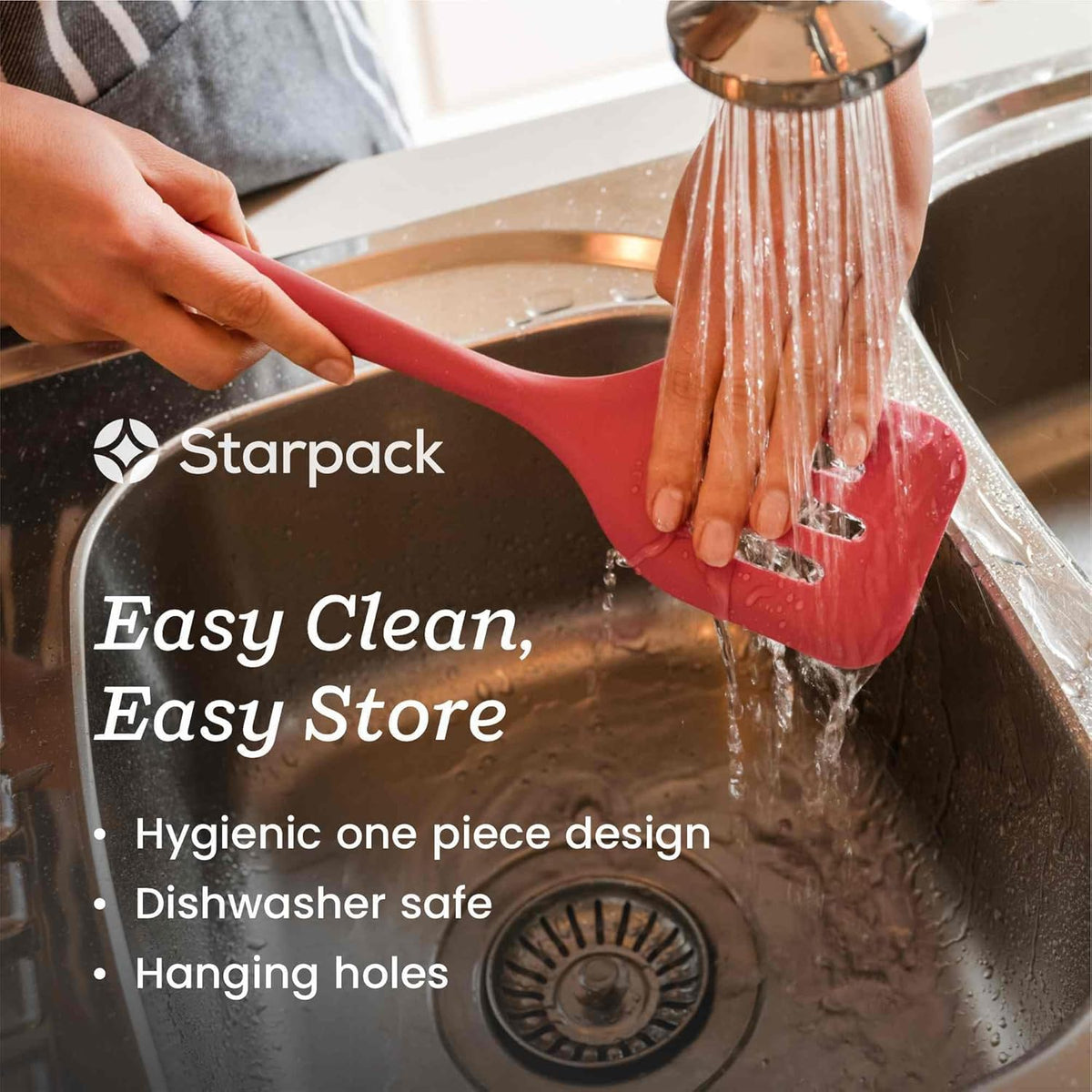 Starpack 'Like a Boss' XL Premium Silicone Cooking Utensils Set (6 Pcs) - Heat Resistant Kitchen