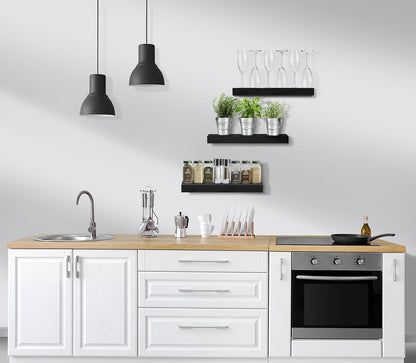 Sorbus Floating Shelves for Wall, Bathroom Shelves Wall Mounted for Kitchen, Bedroom, Bathroom