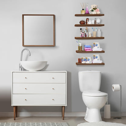 Sorbus Floating Shelves for Wall, Bathroom Shelves Wall Mounted for Kitchen, Bedroom, Living Room