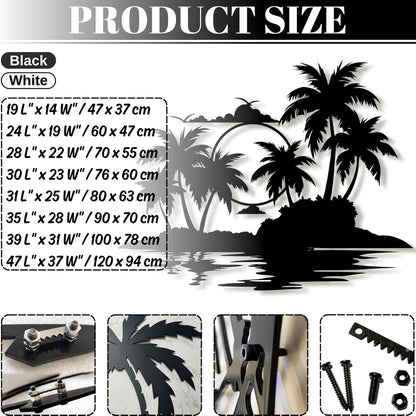 Palm Tree Metal Wall Decor,Palm Tree Metal Wall Art,Metal Palm Tree,Metal Palm Tree Wall