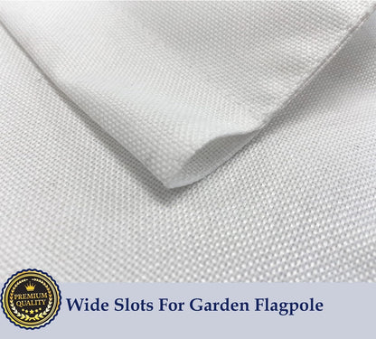 TOPFLAGS Sublimation Garden Flags Blank Garden Flag 12x18 Inch Double Side Custom Create Your Own