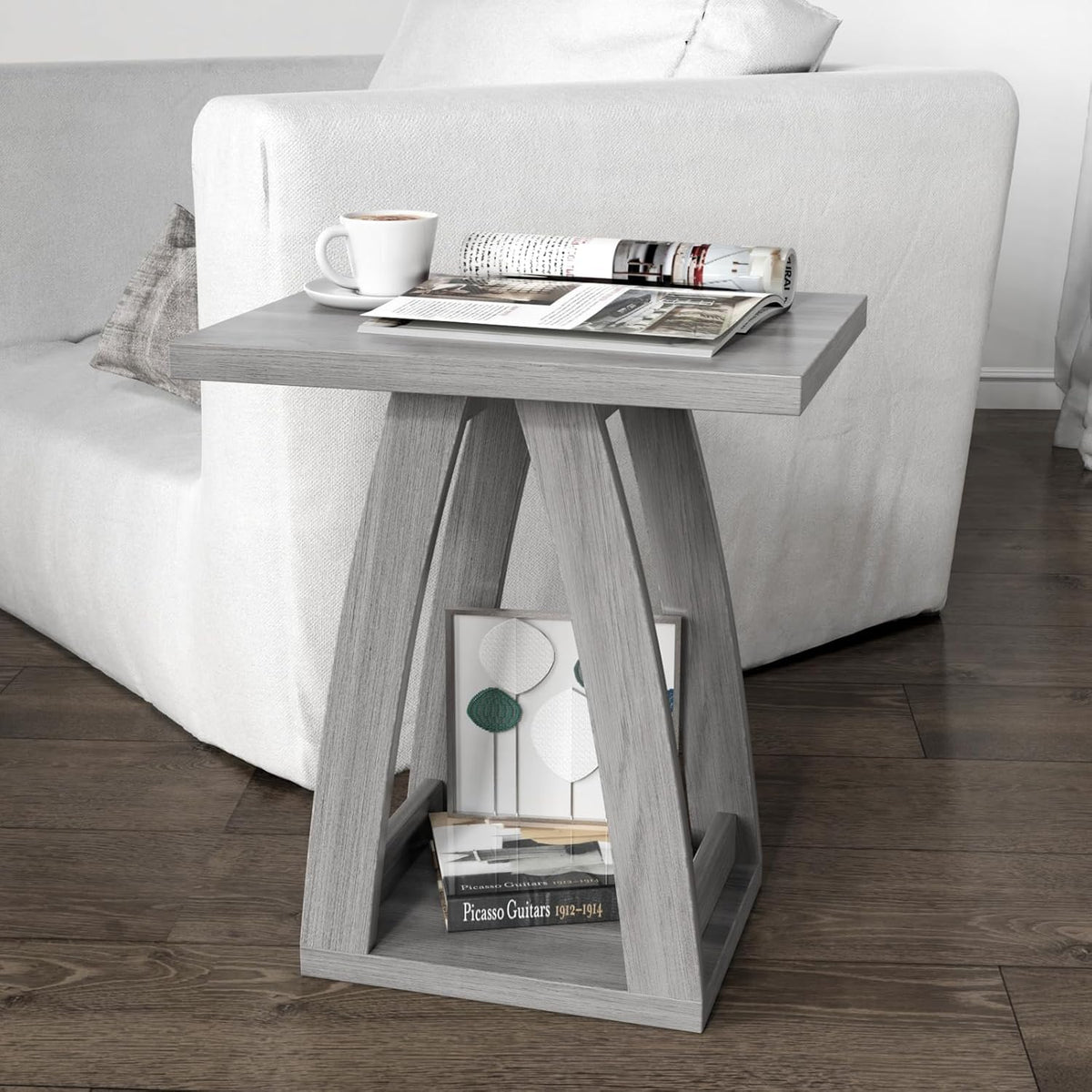 End Tables Living Room, Side Table Beside Sofa, Nightstand for Bedroom, Couch Side Table with