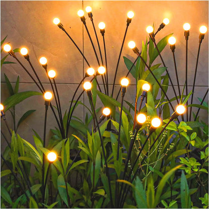 TONULAX Solar Garden Lights - Upgraded Solar Swaying Light, Sway by Wind, Outdoor Lights, Yard