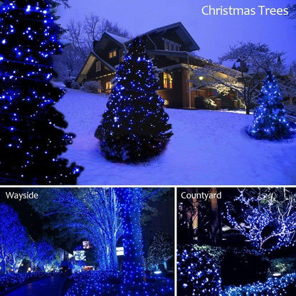 33FT 100 LEDs String Lights Waterproof Fairy Lights 8 Modes with Memory 30V UL Certified Power