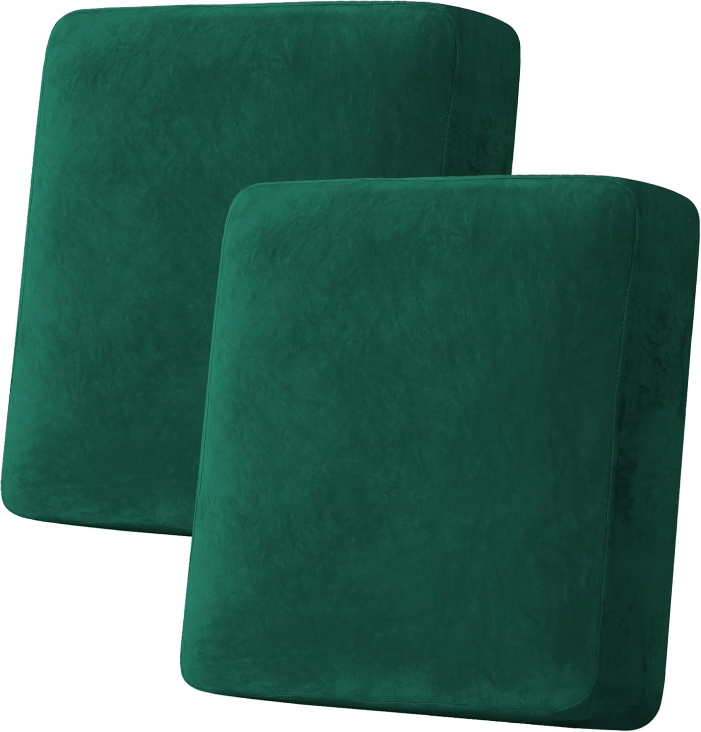 H.VERSAILTEX Velvet Stretch Couch Cushion Cover Plush Cushion Slipcover Cushion Furniture Protector