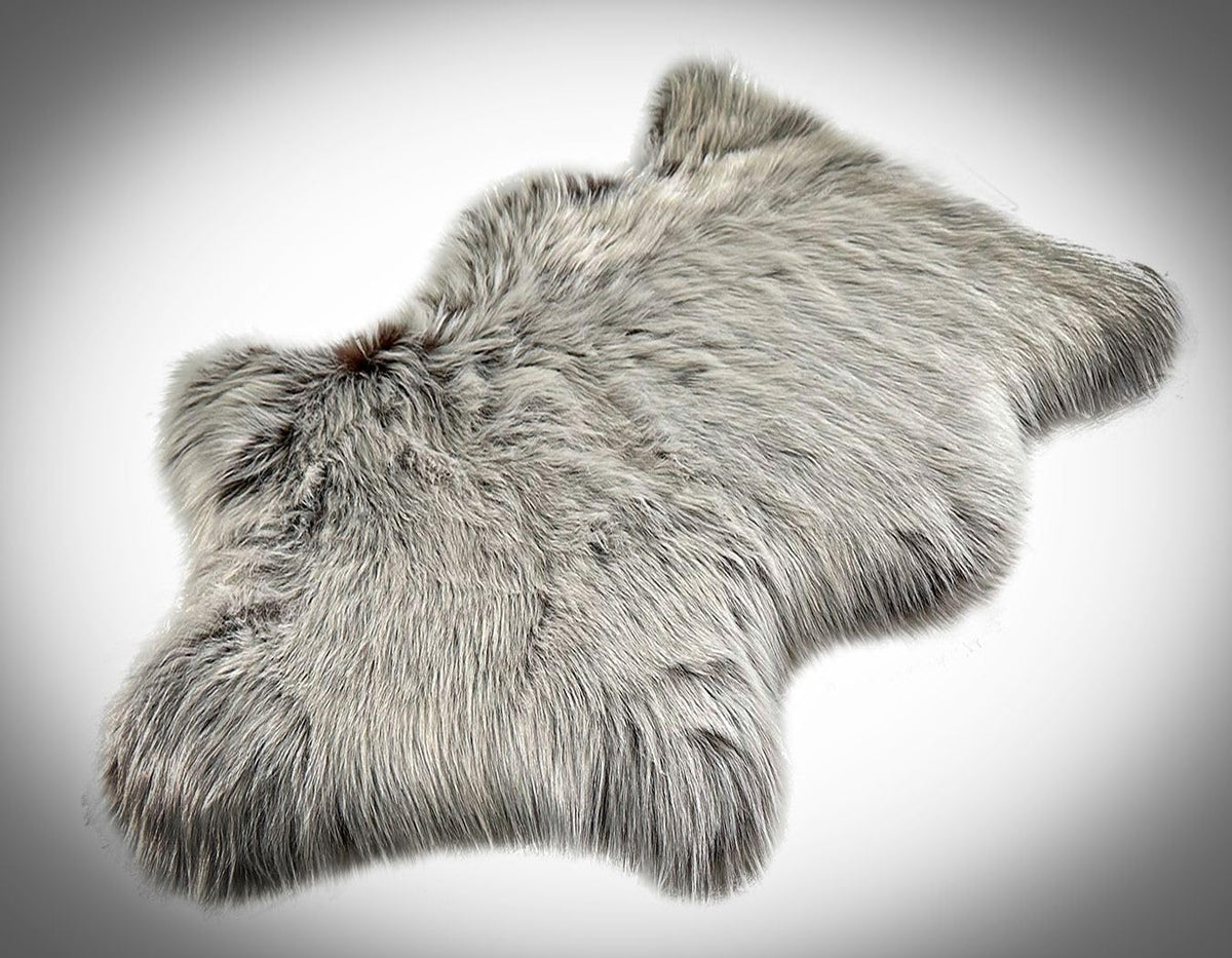 LAMBZY Faux Sheepskin Super Soft Hypoallergenic Free Shape Silky Shag Rug, Luxury Shaggy Plush