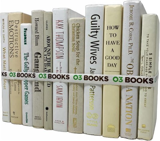 Curated Decorative Books Hardcover Décor Books for Home Décor, Choose Color, Interior Design