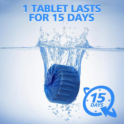 USKICH Toilet Bowl Cleaner Tablets 20 PACK, Bathroom Automatic Toilet Tank Blue Cleaners with