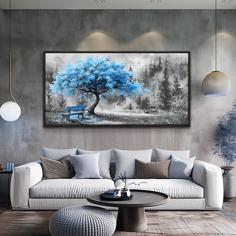 ZUITINGHUA Black Framed Canvas Wall Art For Living Room Large Wall Decor For Office Bedroom