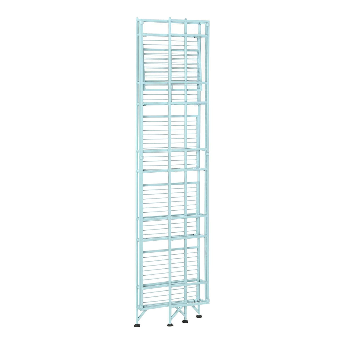 Convenience Concepts Xtra Storage Shelves - 5-Tier Folding Metal Storage Shelves, Closet Organizer