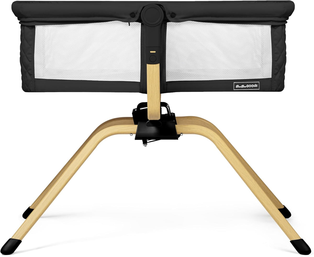 Baby Bassinet with Rocking/Gliding, Portable Bedside Sleeper for Baby with Foam Mattress, Baby