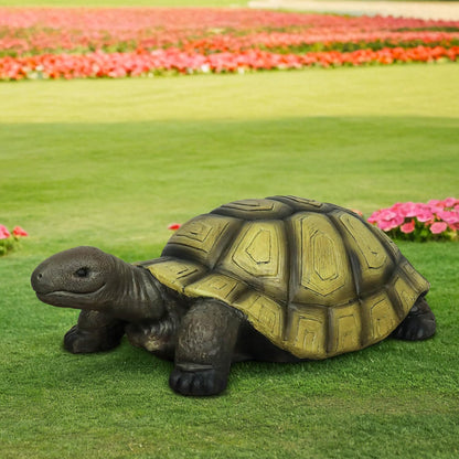 SKYFIRE Turtle Statues for Garden - 34.2” x 18.1” x 11.4” Fiber Reinforced Concrete Figurine