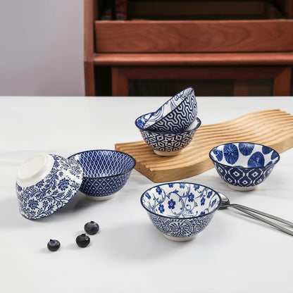 Selamica Ceramic Mini Bowl Set, 4 oz Dipping Bowls for Snack Side Dishes Condiment, Set of 6