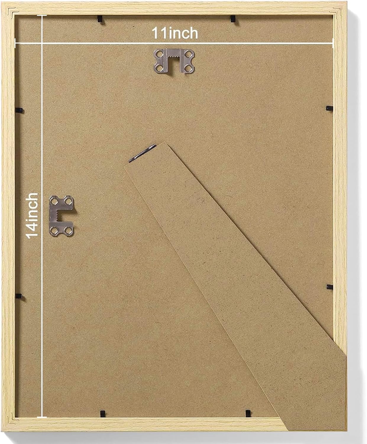 Vittanly 11x14 Picture Frames Set of 9, Shatter Resistant Plexiglass, Display 8x10 Pictures with