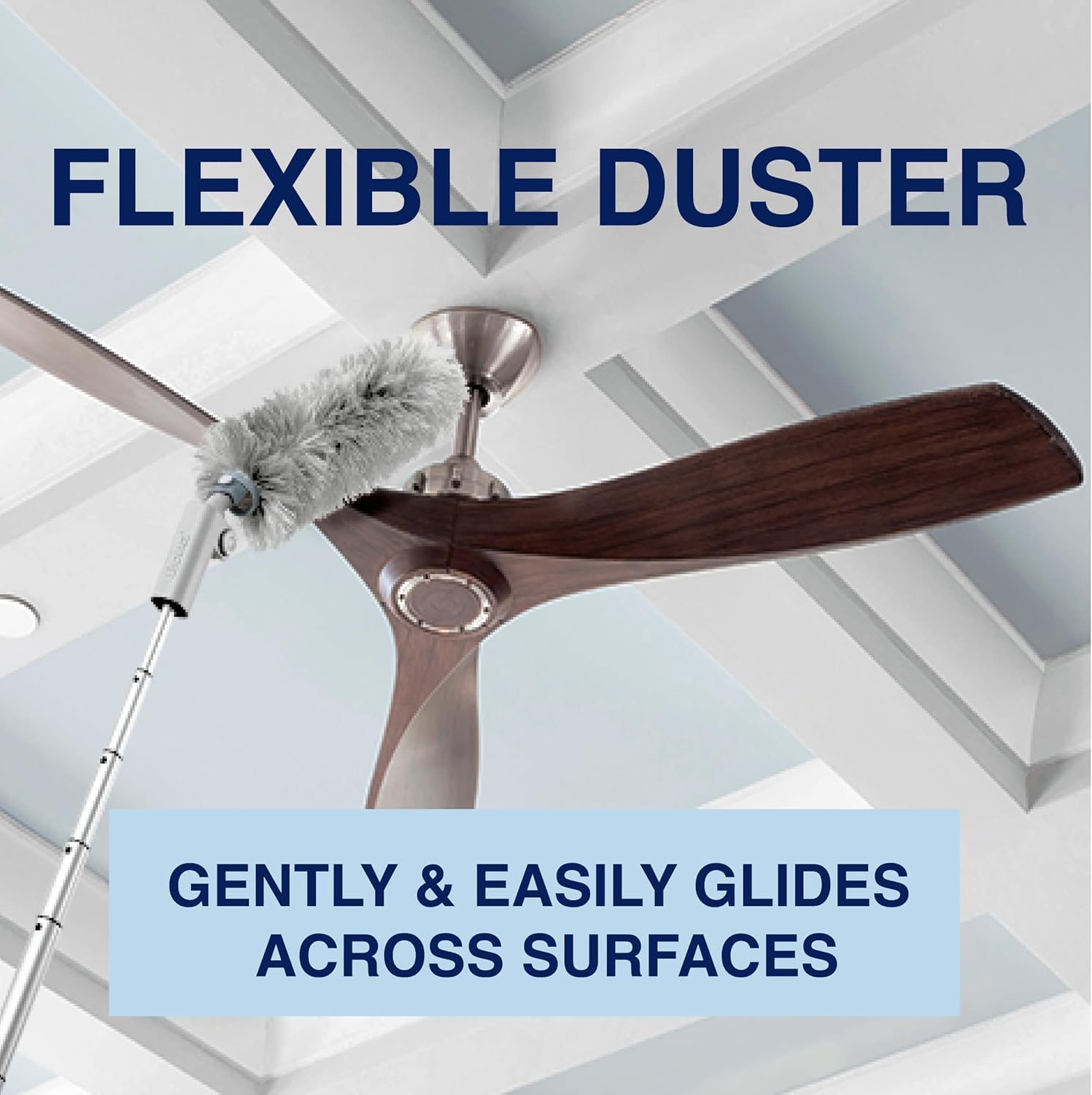 Bona High Performance Dusting System - 1 Extendable Handle, 3 Disposable Dusters, 1 Reusable