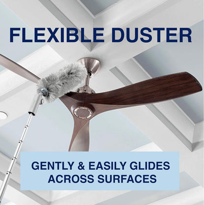 Bona High Performance Dusting System - 1 Extendable Handle, 3 Disposable Dusters, 1 Reusable