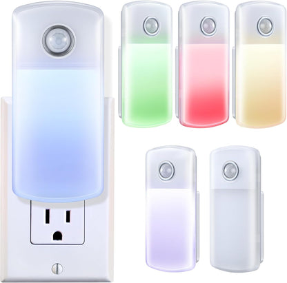 Enhon Emergency Power Failure Night Lights, 5-in-1 Multi Color LED Light, Rechargeable Flashlight