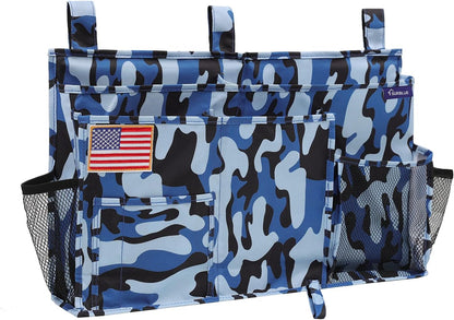 Surblue Bedside Caddy Hanging Organizer Storage Bag Pocket for Bunk, Hospital, College Dorm Rooms