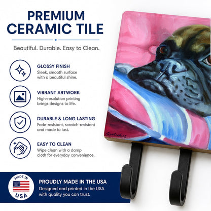 Caroline's Treasures 7347TH68 Fawn Boxer Leash or Key Holder, Wall Hooks, Key Hooks Holder, Coat
