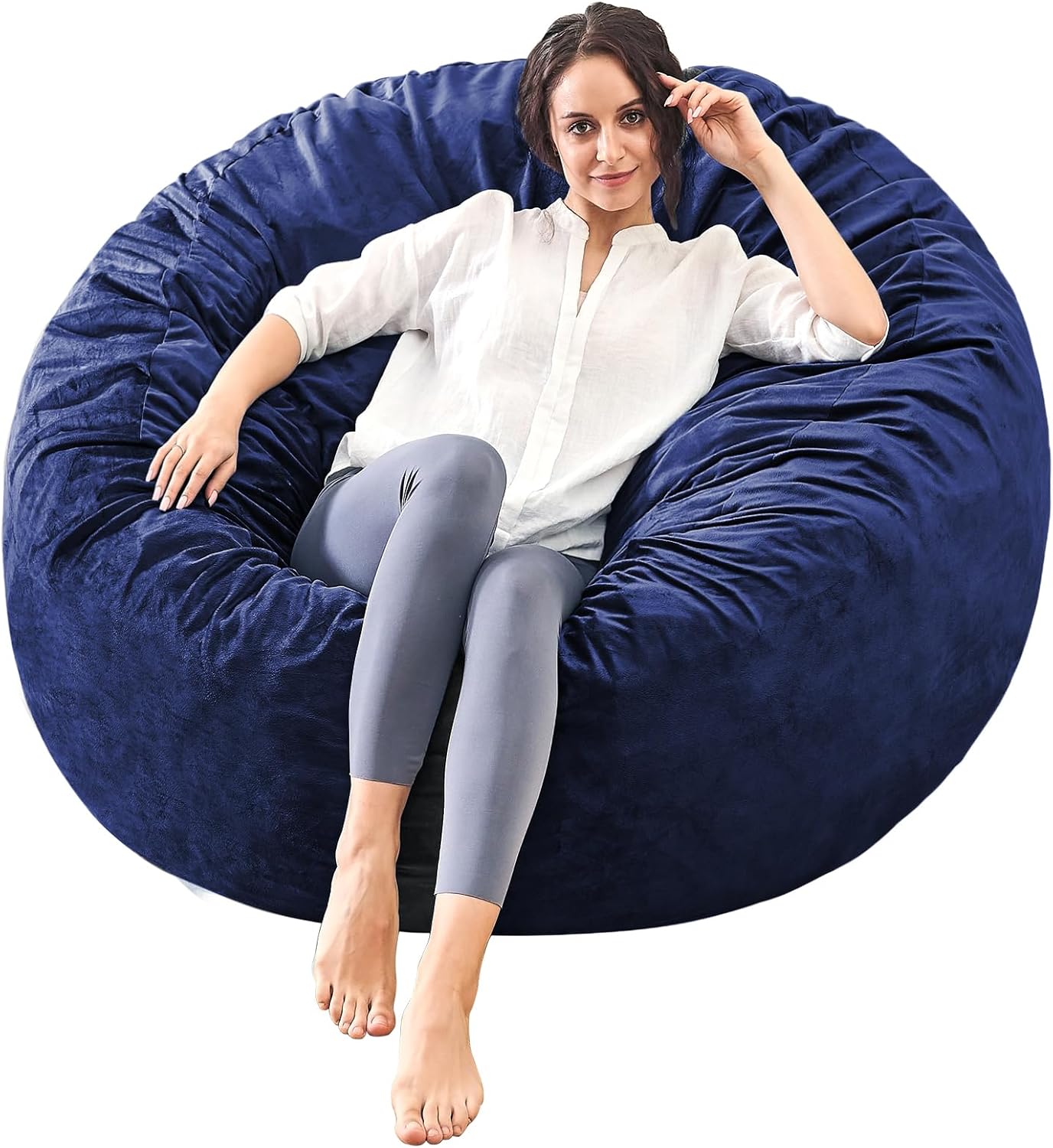 Bean Bag Chairs for Adults - Memory Foam Furniture BeanBag Chair - Kids/Teens Sofa with Soft Micro