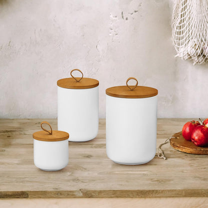 Ceramic Storage Jars, Modern Elegant Highly Polished Airtight Gorgeous Storage Canisters with