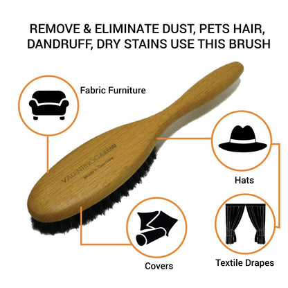 Valentino Garemi Cleaning Brush | Cloths, Fabric Furniture, Textile Drapes, Covers, Hats | Remove &
