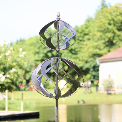 LimeHill Wind Spinner for Yard and Garden - Large Metal Windspinners for Outdoor Decorations