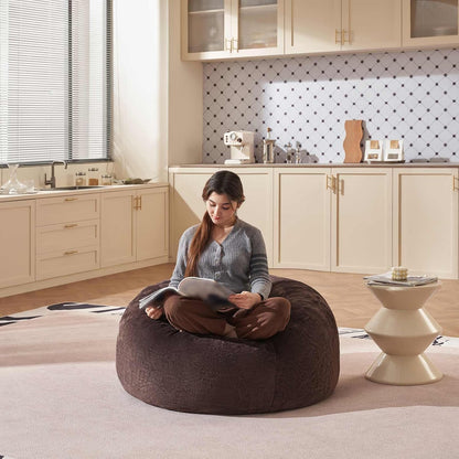 Bean Bag Chair 3Ft, Memory Foam Filled, Large Beanbag Chairs for Adults and Teens, Soft Sofa with