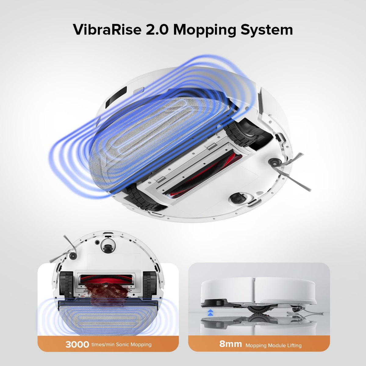roborock Q10 S5+ Robot Vacuum and Mop with Self-Emptying, 10,000Pa Suction, Upgraded from Q8 max+