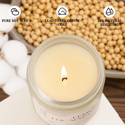 4 Pack Candles for Home Scented, Mother's Day Gifts, 28 oz Long Lasting Candles, Soy Candle Set