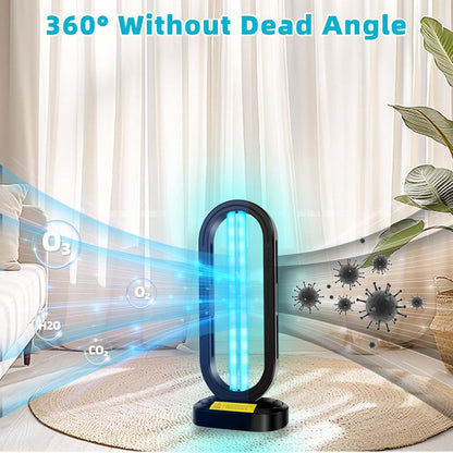 UV Light Sanitizer,4-Speed Timing and Remote Control UVC Home Disinfection Device,Portable