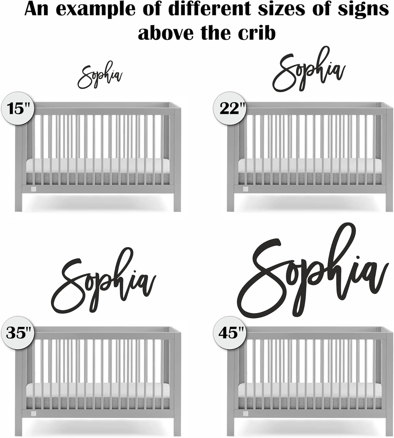 Wooden Name Signs for Nursery Custom Baby Name Sign for Wall Name Signs Personalized Custom Name