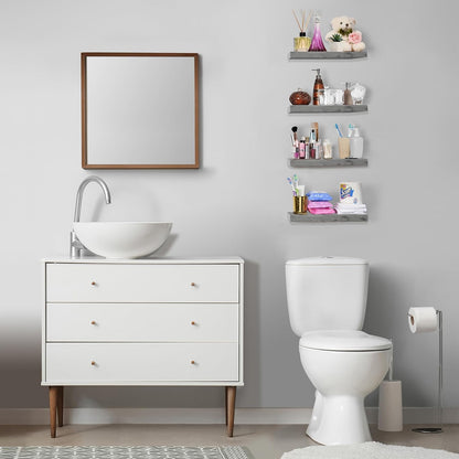Sorbus Floating Shelves for Wall, Bathroom Shelves Wall Mounted for Kitchen, Bedroom, Living Room