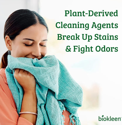 Biokleen Natural Sport 3X Concentrated Laundry Detergent, 300 Loads, Bio Active Formula, Fight