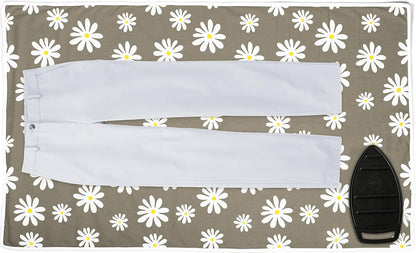 Encasa XO Ironing Mat/Pad (Large 48"x28") with 3mm Padding & Silicone Iron Rest for Steam Pressing