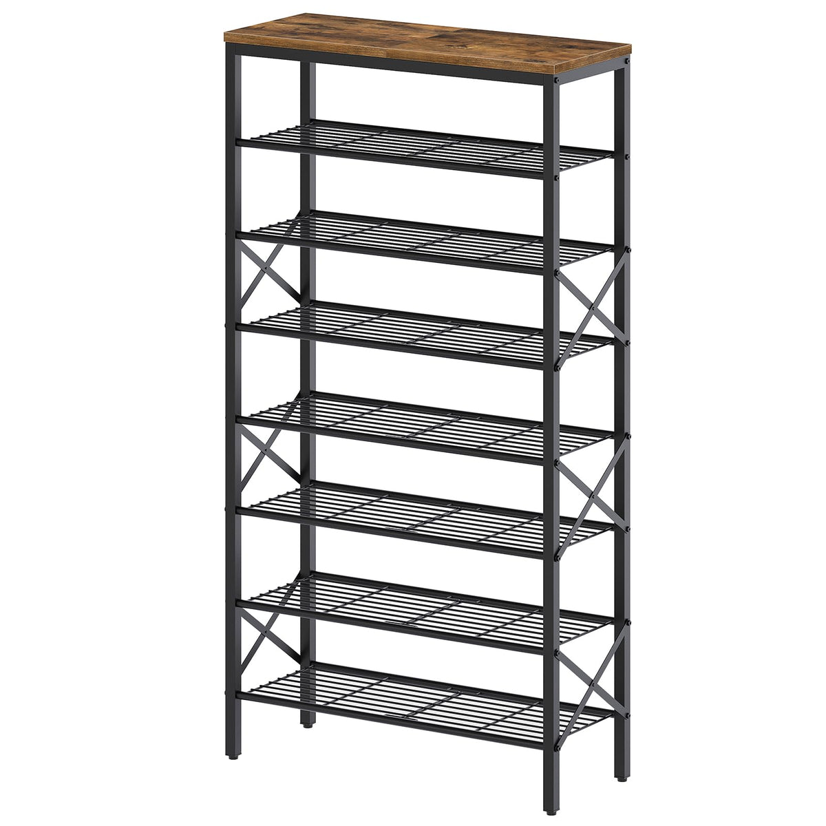 YATINEY 8 Tier Shoe Rack, Shoe Storage Organizer, Large Capacity Shoe Shelf Holds 32 Pairs of