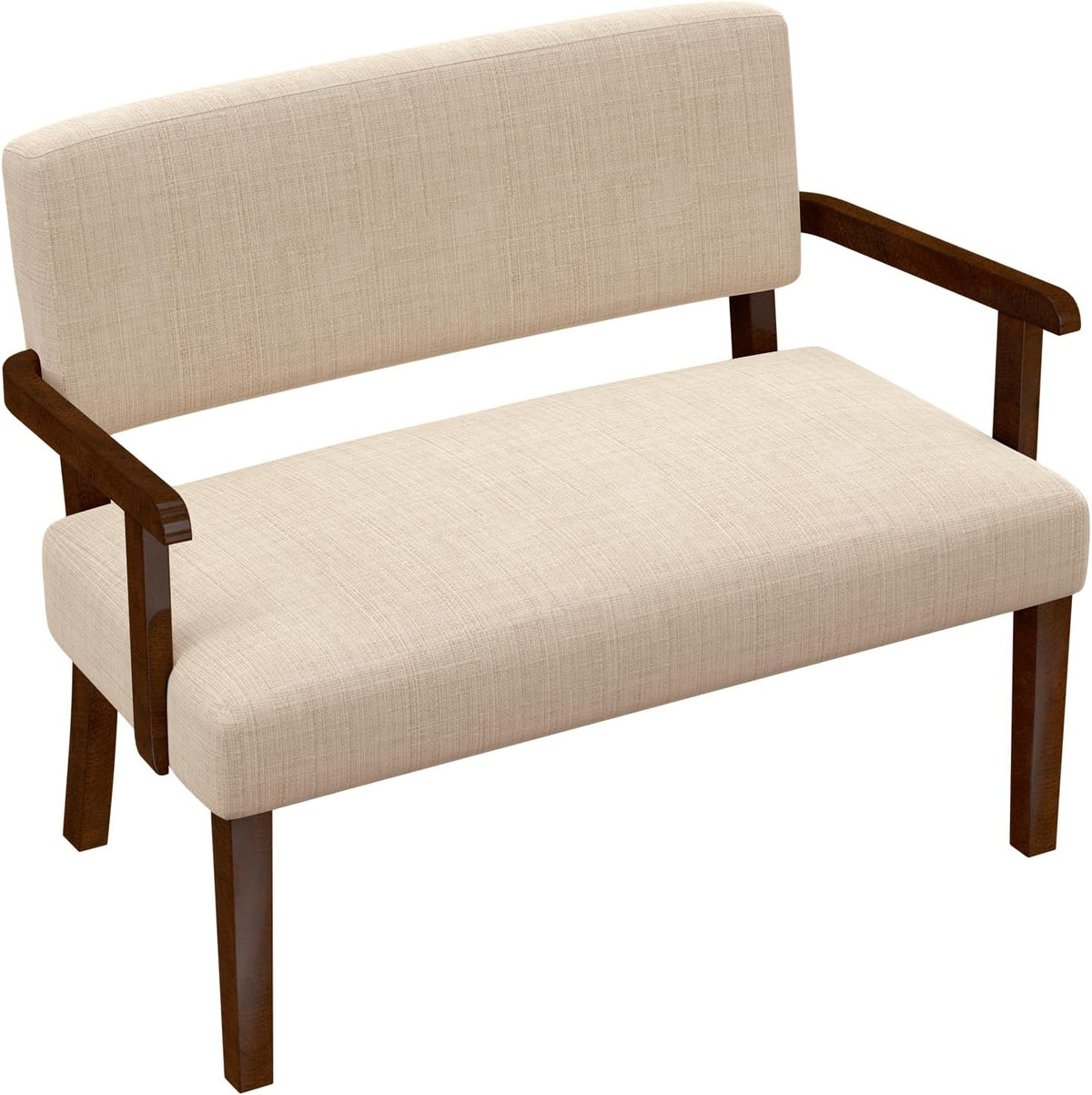 Accent Chair 2 Seat, Arm Chairs with Soft Seat and Armrests for Living Room, Love seat for Dining