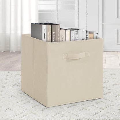 11x11 Storage Bins, Set of 8 Storage Cubes, Collapsible Cube Storage Box, Fabric Closet Organizers