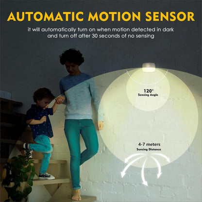 Sossi Motion Sensor Night Light Plug in 4 Pack,10-60Lm Stepless Dimming,3 Light Modes with Memory