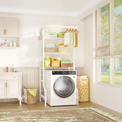 Ulif U11 Medium Over Washer and Dryer Shelves, 3 Tiers Laundry Room Storage and Organizer Standing