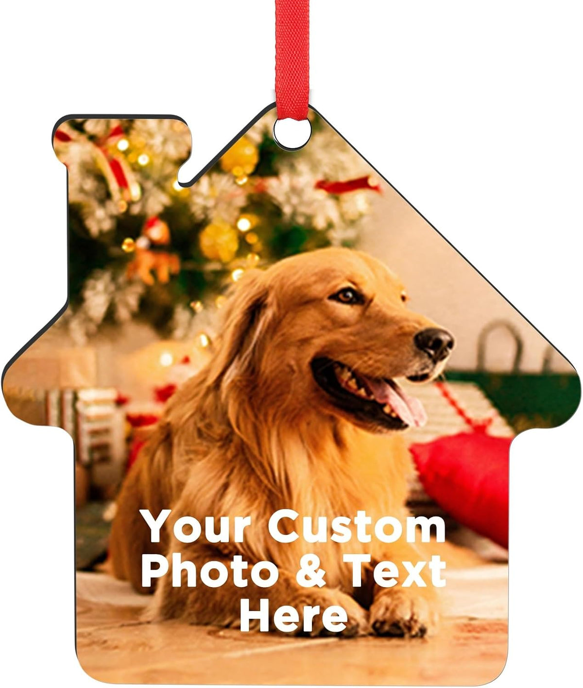 Personalized Christmas Ornaments 2024 Customized with Photo Text Ornament Keepsake Pet First