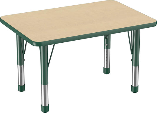 Factory Direct Partners FDP Rectangle Activity School and Classroom Kids Table (24 x 36 inch)