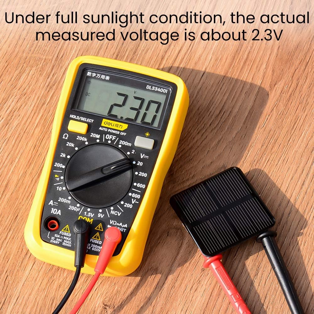 SUNYIMA 10pcs Mini Monocrystalline Solar Cells Solar System Kit 50mm X 50mm/1.96" X 1.96" 2V 160MA