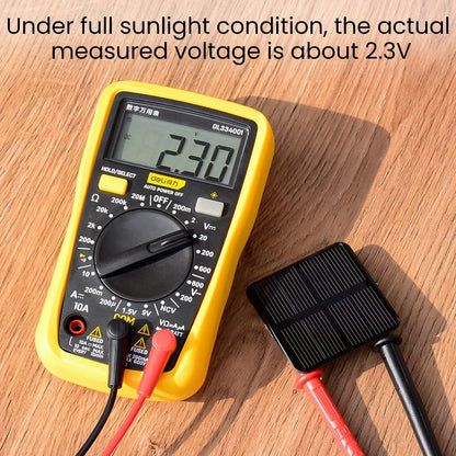 SUNYIMA 10pcs Mini Monocrystalline Solar Cells Solar System Kit 50mm X 50mm/1.96" X 1.96" 2V 160MA