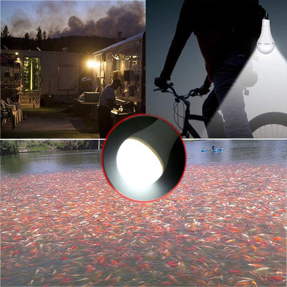 Solar Light Bulb Portable 350LM Solar Powered Camping Light Led Lantern Outdoor for Lamp Light